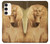 S1973 Sphinx égyptien Etui Coque Housse pour Samsung Galaxy S23 Plus
