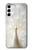 S1980 blanc Paon Etui Coque Housse pour Samsung Galaxy S23 Plus