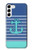 S2081 Ancre nautique Etui Coque Housse pour Samsung Galaxy S23 Plus