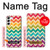 S2362 Arc en ciel coloré Shavron Zig zag Etui Coque Housse pour Samsung Galaxy S23 Plus