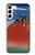 S2390 Katsushika Hokusai Fuji Rouge Etui Coque Housse pour Samsung Galaxy S23 Plus
