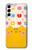 S2442 Chat mignon drôle Dessin animé Etui Coque Housse pour Samsung Galaxy S23 Plus