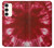 S2480 Tie dye rouge Etui Coque Housse pour Samsung Galaxy S23 Plus