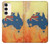 S2494 Australie Drapeau Carte texture de la roche Etui Coque Housse pour Samsung Galaxy S23 Plus