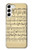 S2504 Millésimé Partitions Etui Coque Housse pour Samsung Galaxy S23 Plus