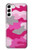 S2525 Rose Camo camouflage Etui Coque Housse pour Samsung Galaxy S23 Plus