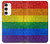 S2683 Arc en ciel Fierté LGBT Drapeau Etui Coque Housse pour Samsung Galaxy S23 Plus
