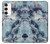 S2689 Bleu Marbre Texture Imprimé graphique Etui Coque Housse pour Samsung Galaxy S23 Plus