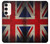 S2894 Drapeau britannique millésimé Etui Coque Housse pour Samsung Galaxy S23 Plus