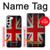 S2894 Drapeau britannique millésimé Etui Coque Housse pour Samsung Galaxy S23 Plus