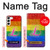 S2900 Arc en ciel LGBT Fierté lesbienne Drapeau Etui Coque Housse pour Samsung Galaxy S23 Plus