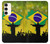 S2981 Brésil Football Football Etui Coque Housse pour Samsung Galaxy S23 Plus