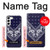 S3357 Marine Bleu Bandana Motif Etui Coque Housse pour Samsung Galaxy S23 Plus