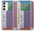 S3383 Tableau périodique Etui Coque Housse pour Samsung Galaxy S23 Plus