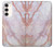 S3482 Imprimer Graphique marbre rose Etui Coque Housse pour Samsung Galaxy S23 Plus