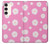S3500 Motif floral rose Etui Coque Housse pour Samsung Galaxy S23 Plus