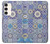 S3537 Motif marocain Mosaïque Etui Coque Housse pour Samsung Galaxy S23 Plus