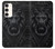 S3619 Lion noir gothique Etui Coque Housse pour Samsung Galaxy S23 Plus