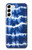 S3671 Tie Dye bleu Etui Coque Housse pour Samsung Galaxy S23 Plus