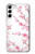 S3707 Fleur de cerisier rose fleur de printemps Etui Coque Housse pour Samsung Galaxy S23 Plus