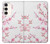 S3707 Fleur de cerisier rose fleur de printemps Etui Coque Housse pour Samsung Galaxy S23 Plus