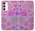 S3710 Coeur d'amour rose Etui Coque Housse pour Samsung Galaxy S23 Plus