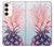 S3711 Ananas rose Etui Coque Housse pour Samsung Galaxy S23 Plus