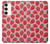 S3719 Modèle de fraise Etui Coque Housse pour Samsung Galaxy S23 Plus