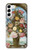 S3749 Vase de fleurs Etui Coque Housse pour Samsung Galaxy S23 Plus