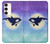 S3807 Killer Whale Orca Lune Pastel Fantaisie Etui Coque Housse pour Samsung Galaxy S23 Plus