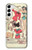 S3820 Poupée de papier de mode de cow-girl vintage Etui Coque Housse pour Samsung Galaxy S23 Plus