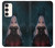 S3847 Lilith Devil Bride Gothique Fille Crâne Grim Reaper Etui Coque Housse pour Samsung Galaxy S23 Plus