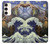 S3851 Monde de l'art Van Gogh Hokusai Da Vinci Etui Coque Housse pour Samsung Galaxy S23 Plus