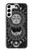 S3854 Visage de soleil mystique Croissant de lune Etui Coque Housse pour Samsung Galaxy S23 Plus