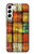 S3861 Bloc de conteneur coloré Etui Coque Housse pour Samsung Galaxy S23 Plus