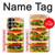 S0790 Hamburger Etui Coque Housse pour Samsung Galaxy S23 Ultra