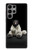 S0878 Ours noir Etui Coque Housse pour Samsung Galaxy S23 Ultra