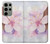 S1415 Fleur de Sakura Art Etui Coque Housse pour Samsung Galaxy S23 Ultra