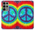 S1870 Tie Dye Paix Etui Coque Housse pour Samsung Galaxy S23 Ultra