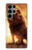 S1957 Lion Etui Coque Housse pour Samsung Galaxy S23 Ultra