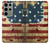 S2349 Old American Drapeau Etui Coque Housse pour Samsung Galaxy S23 Ultra