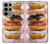 S2431 Fantaisie douce Donuts Etui Coque Housse pour Samsung Galaxy S23 Ultra
