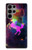 S2486 Arc en ciel espace de nébuleuse Licorne Etui Coque Housse pour Samsung Galaxy S23 Ultra