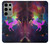 S2486 Arc en ciel espace de nébuleuse Licorne Etui Coque Housse pour Samsung Galaxy S23 Ultra