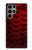 S2879 Rouge Arowana écailles de poisson Etui Coque Housse pour Samsung Galaxy S23 Ultra