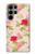 S3037 Jolie Flora Rose Cottage Etui Coque Housse pour Samsung Galaxy S23 Ultra