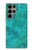 S3147 Aqua Marbre Pierre Etui Coque Housse pour Samsung Galaxy S23 Ultra