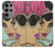 S3171 Filles Pop Art Etui Coque Housse pour Samsung Galaxy S23 Ultra