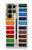 S3243 Ensemble de peinture aquarelle Etui Coque Housse pour Samsung Galaxy S23 Ultra