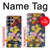 S3342 Claude Monet Chrysanthèmes Etui Coque Housse pour Samsung Galaxy S23 Ultra